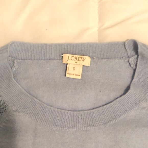 Baby blue Jcrew sweater - Picture 3 of 5